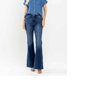 Judy Blue Jeans Womens Size 15 High Waist Classic Flare Stretch 5 Pocket